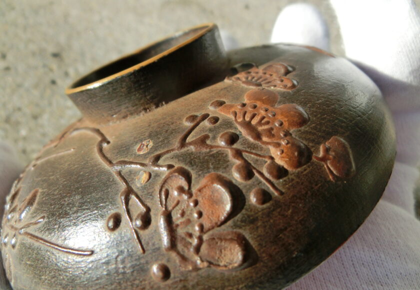 Japanese antique woodern bowl